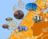 جولة بحرية من المارينا حول جزيرة النخلة و قناة دبي المائية