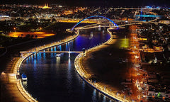 جولة بحرية من المارينا حول جزيرة النخلة و قناة دبي المائية